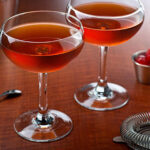 Brandy Manhattan cocktail