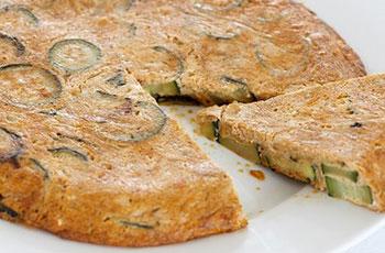 Courgette Frittata | Kitchen Geekery
