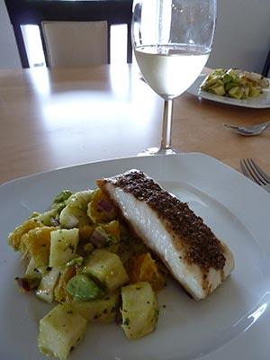 Coriander and cumin crusted halibut | Kitchen Geekery