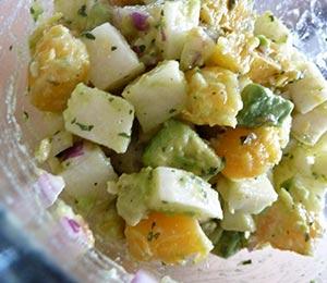 Jicama, orange and avocado salad | Kitchen Geekery