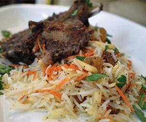 Pakistani style grilled mutton chops with saffron rice | Kitchen Geekery