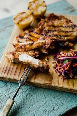 Chargrilled Paprika Lemon Chicken | Kitchen Geekery