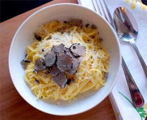 Pasta with black truffles and Parmesan | Kitchen Geekery