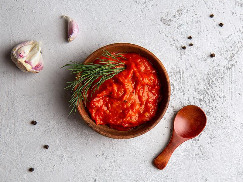 Roasted red pepper sauce | Kitchen Geekery