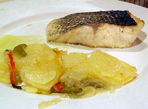 Sea bass with roasted vegetables | Kitchen Geekery
