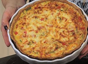 Roasted Vegetable Quiche | Kitchen Geekery