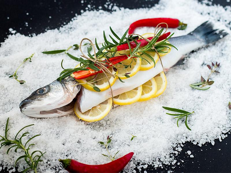 Salt-baked sea bass | Kitchen Geekery