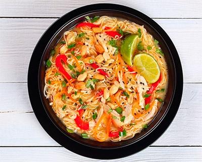Thai chicken noodle soup | Kitchen Geekery