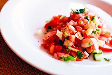 Tomato raita | Kitchen Geekery