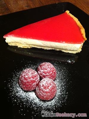 Yogurt and raspberry tart | Kitchen Geekery